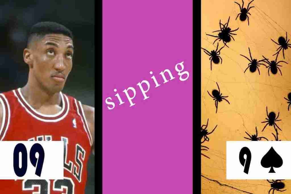 Scottie Pippen Sipping Spiders