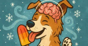 can a dog get brain freeze