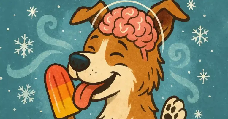 can a dog get brain freeze