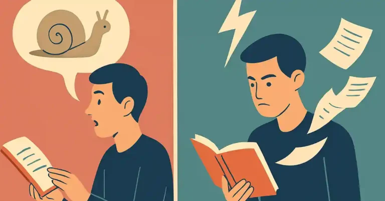 reading aloud slows reading speed​