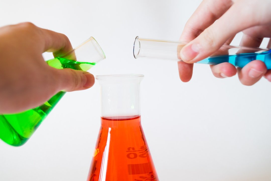 Laboratory glassware representing mechanochemistry and green chemistry research