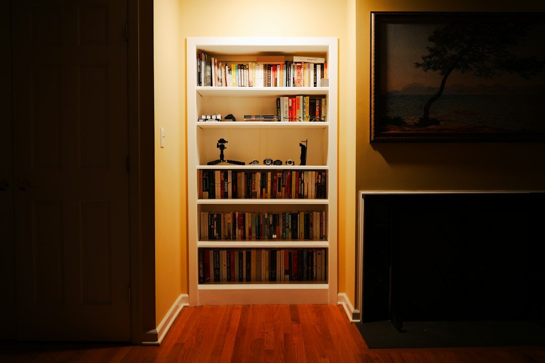 Warm reading setting illustrating cozy science fiction and low-stakes speculative stories